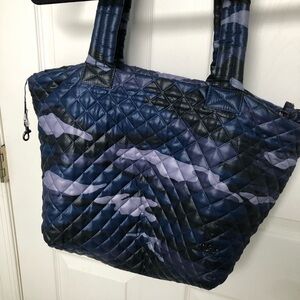 Oliver Thomas Quilted Camouflage Tote Bag